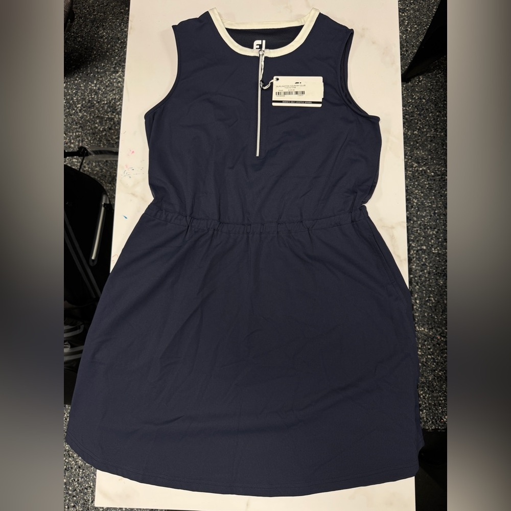 FootJoy - Women’s Small - Blue Sleeveless Zip Dress - NEW